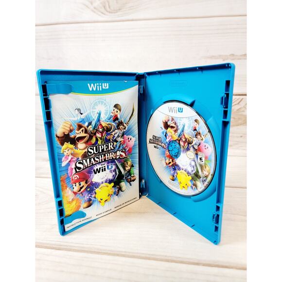 Super Smash Bros. Nintendo Wii U Complete in Box CIB Tested Disc Excellent - Picture 4 of 9